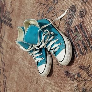 Teal High-Top Converse